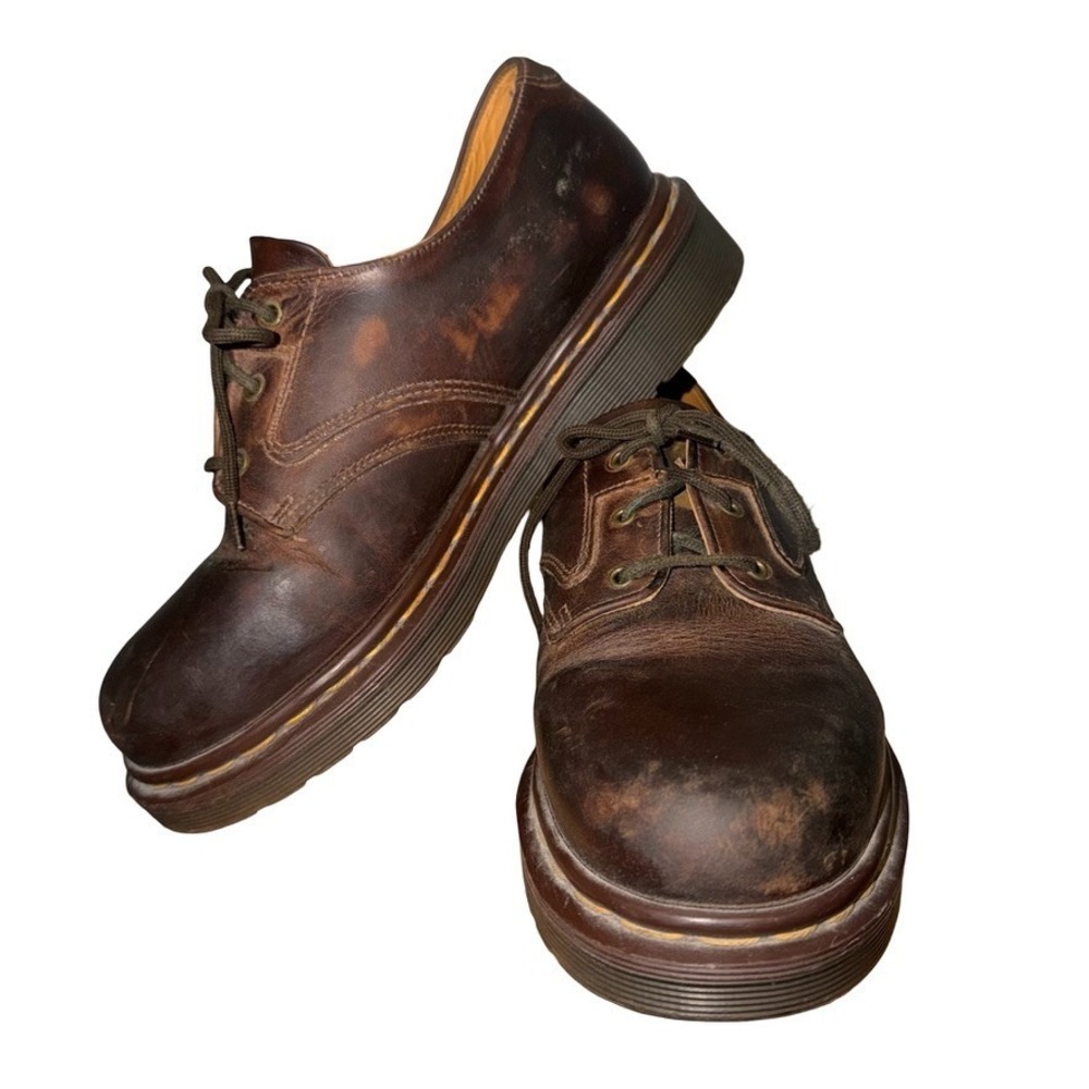 Vintage Dr. Martens 8168 Brown Oxford. Made in England. 5 | Womens 7